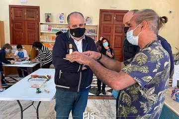 Un belén de pastilina, atractivo de la Biblioteca Saulo Torón (Telde)/Francisco Javier Santana.